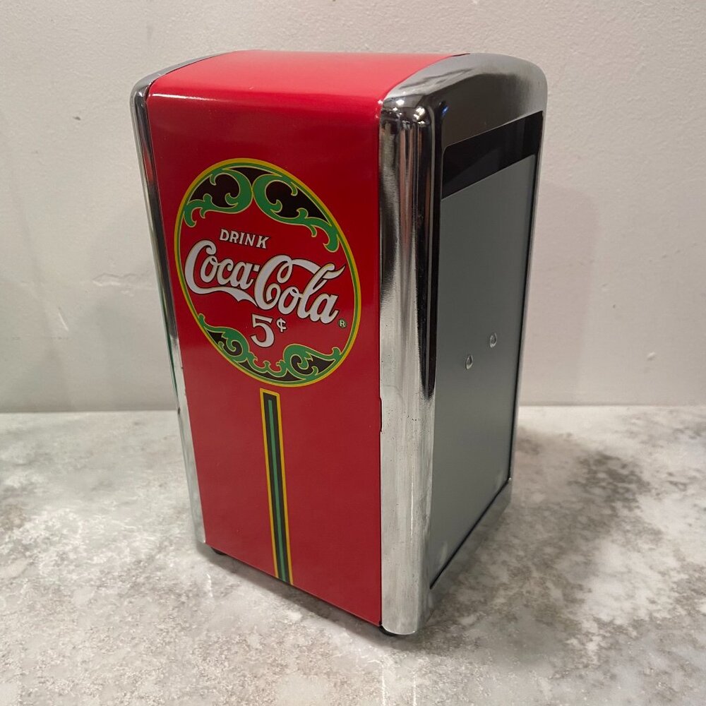 Coca-Cola napkin dispenser 50’s Diner Style RED1